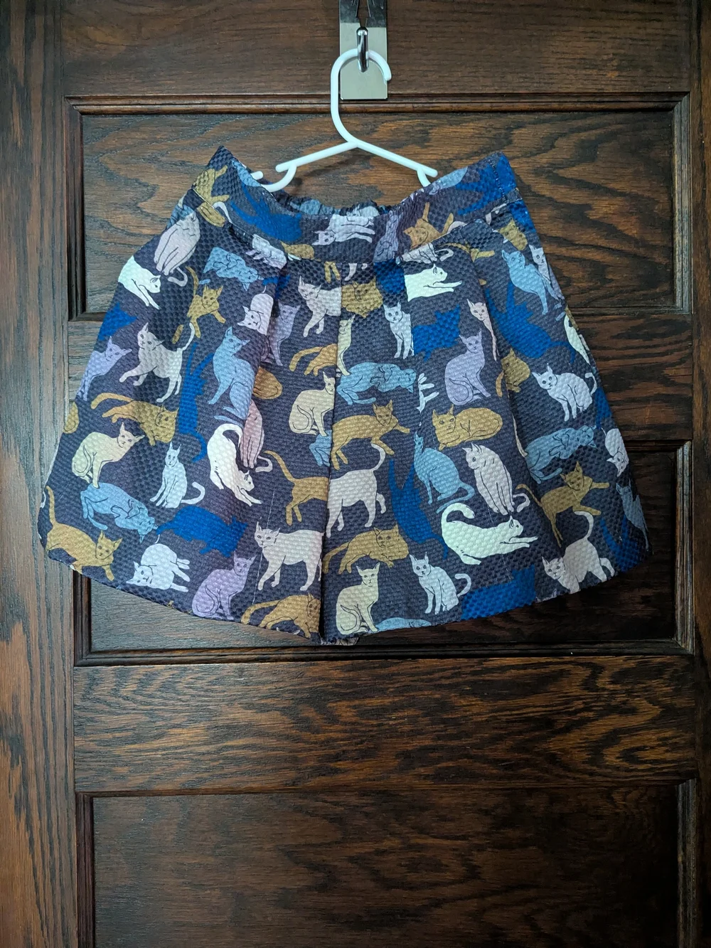 H&M Cat Print Skort Shorts w/ Pockets - Size 2 Women's or Girls 10-14